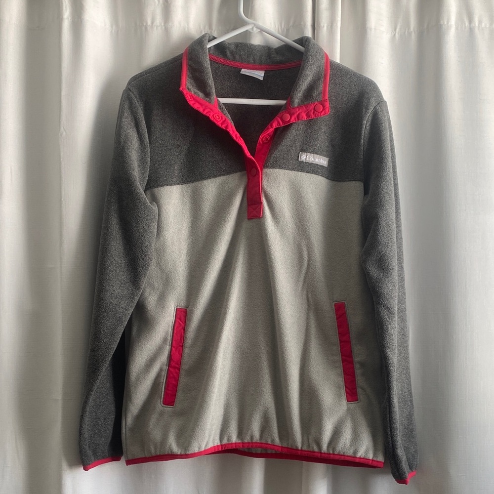 Columbia Gray and Pink Sweatshirt